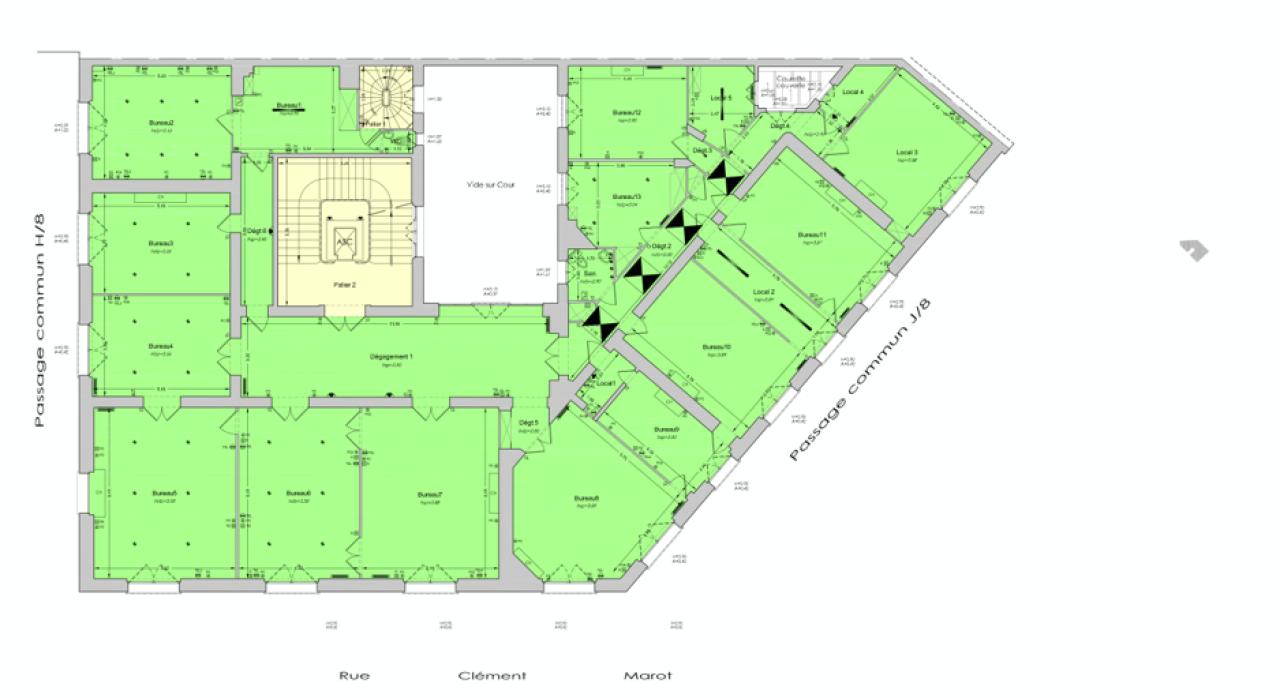 Bureau Paris 391m² Location bureau Paris OLBUR2529907 2